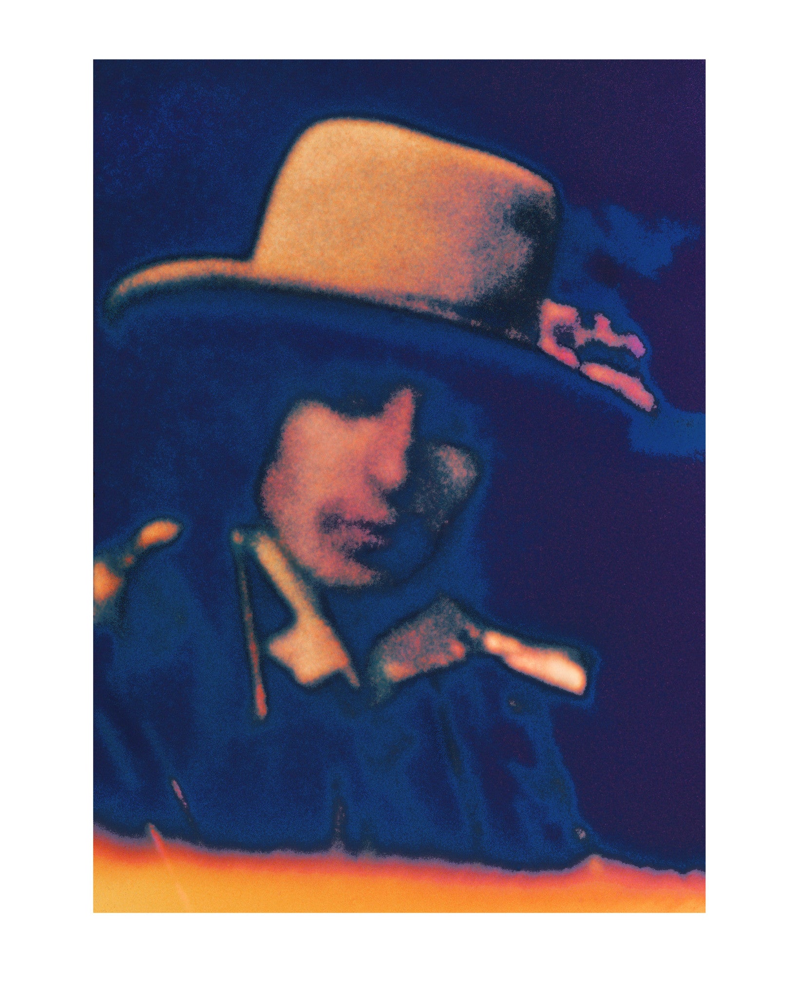 Bob Dylan, Solarized, Toronto 1975, 24X36 Digital Print